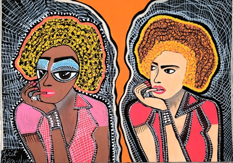 Naif paintings from Israel by Mirit Ben-Nun