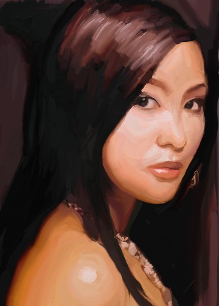 ASIAN BEAUTY-Digital Painting