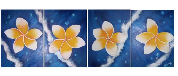 Frangipani Water Wave 