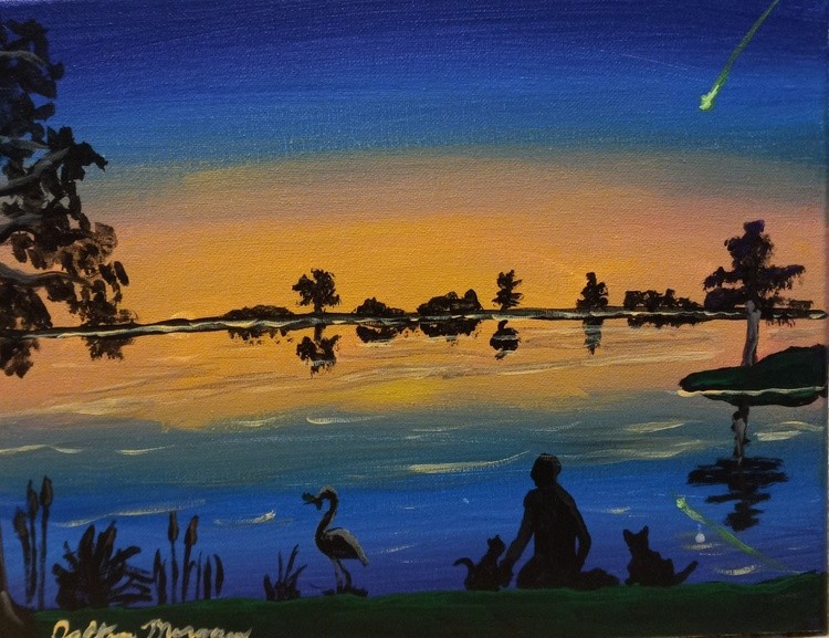 Sunset on the Lake