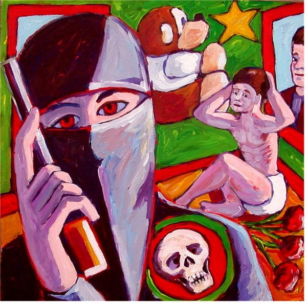 Terrorist and Hostage, Beslan Russia (2005)