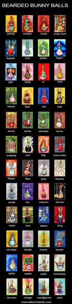 48 bearded bunnies