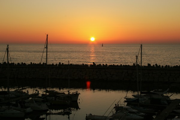 Sunset at Herzliya Marina