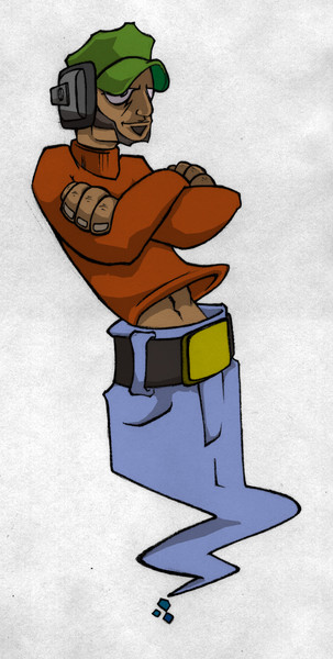 DJ Genie (colored version)