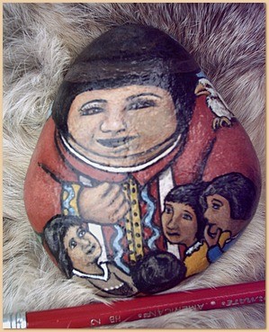 Peruvian Storyteller Spiritkeepers Stone