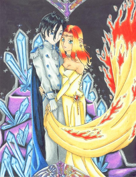 Eve and Mataeus :Fire and Ice: