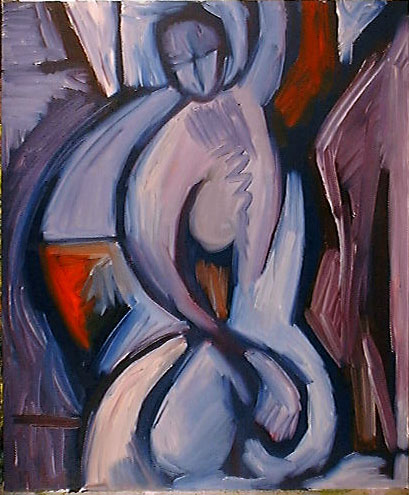 blue dancer
