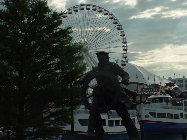 Sailor in shadow