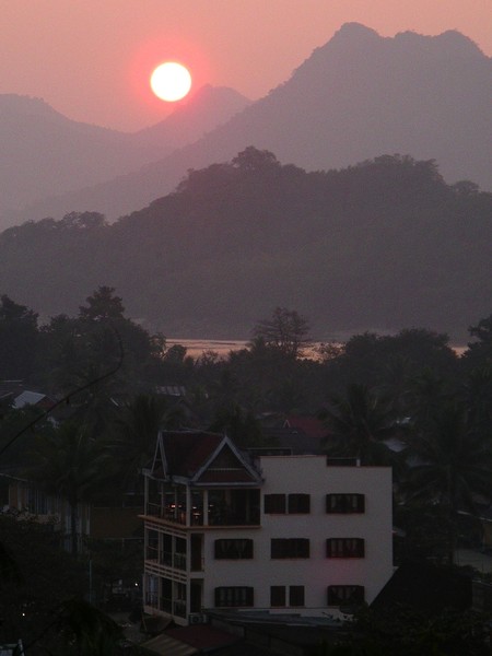 Sunset on the Mekong