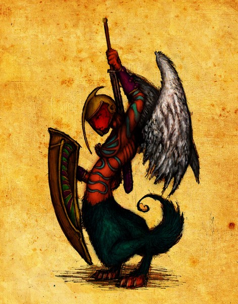 animal girl warrior