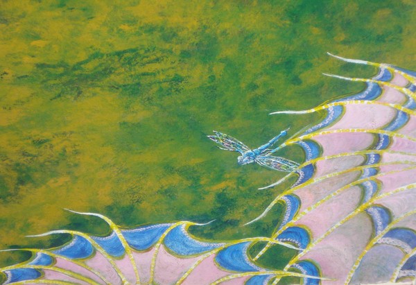 Dragonfly Detail: NWP Church Wall Mural