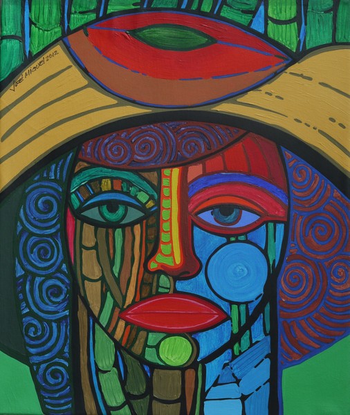 Head of woman