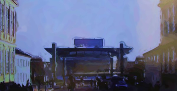 Copenhagen Opera House Painting