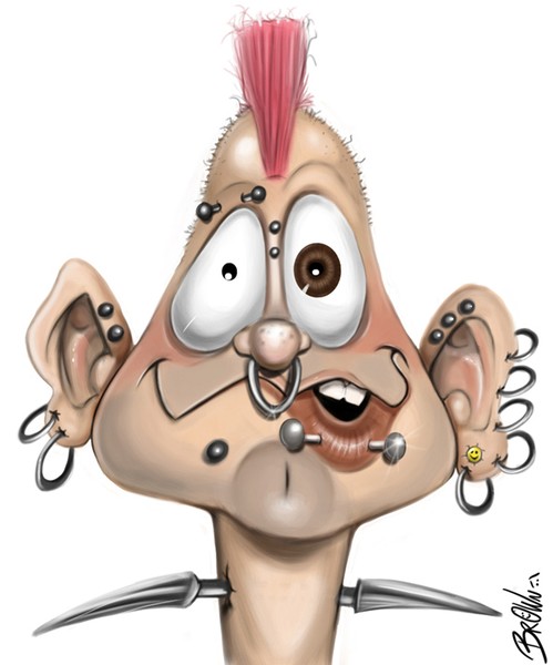 Punk man