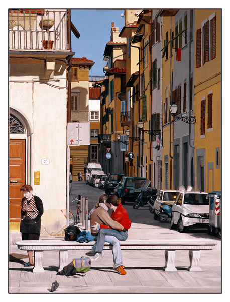 Lovers in Santa Croce