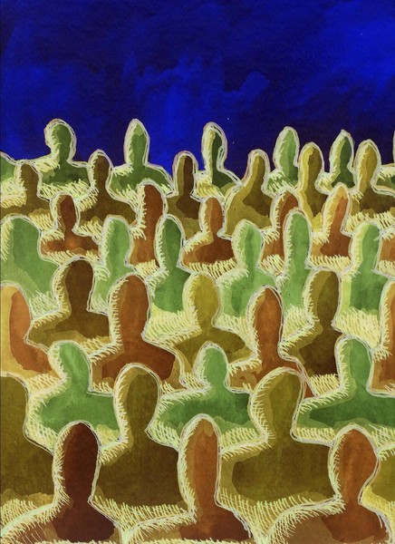 Crowd #1 inverse reverse
