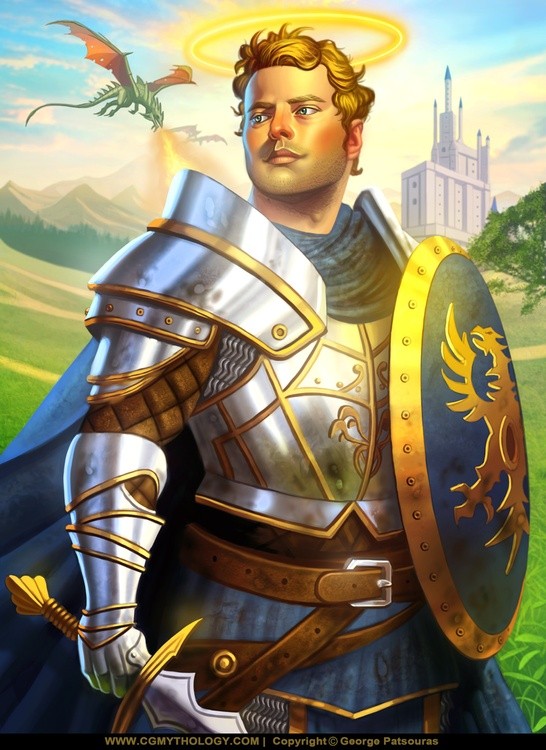 Knight (self portrait)
