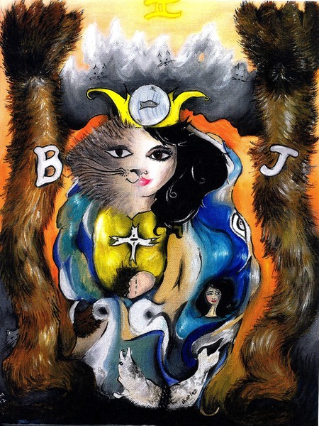 High Priestess- Stuckist Tarot project