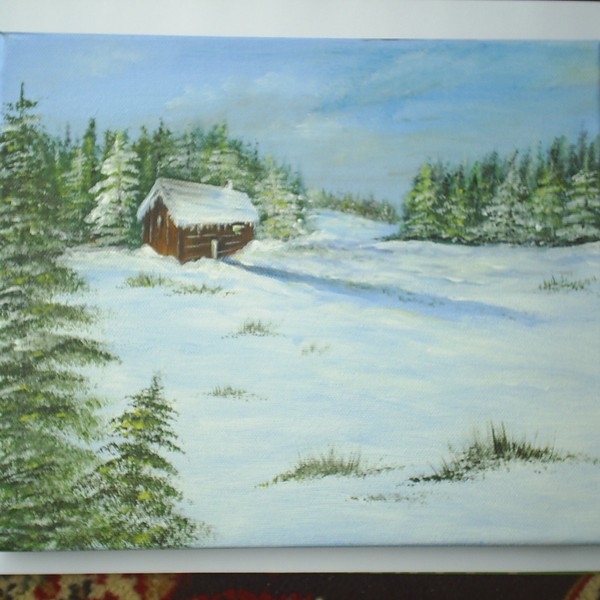 Wintry landscape