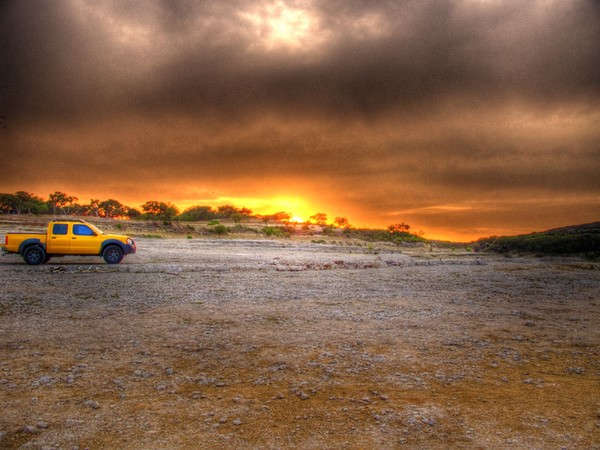 Our Campsite at Sunset