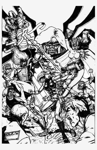 Image comics characters gen 13 and Union cover art