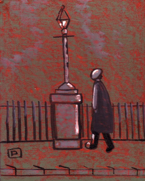 Watchout a lampost