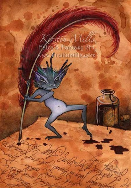 Quink, the Ink Fairy