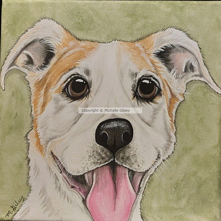 Penny Pup Painting 