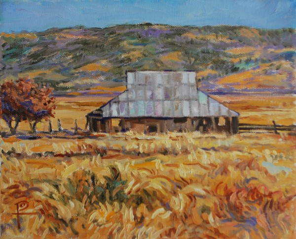 An Old Barn at Hayden Hill