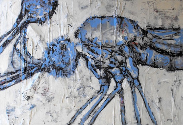 Blue mosquito