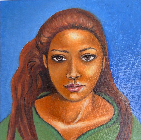 Portrait of my Daughter Tiffany (second coat)