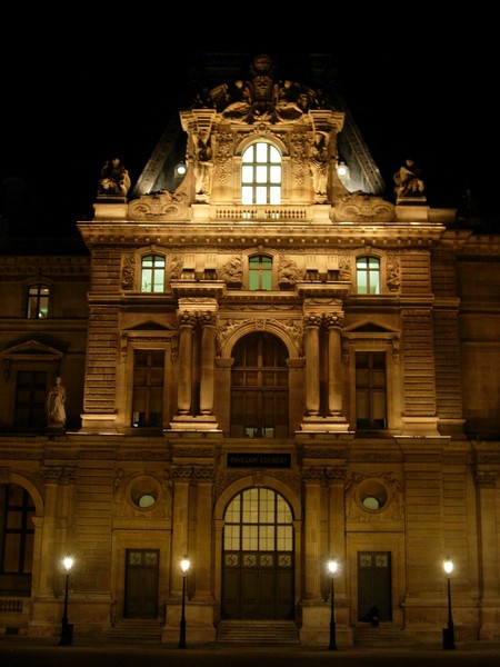 The Louvre Museum by night
