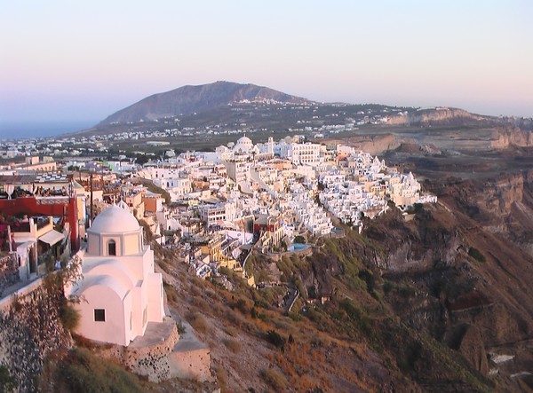 Getting ready for the sunset-Santorini, Greece