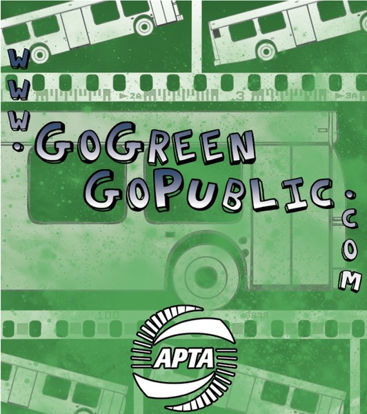 'GoGreenGoPublic' (APTA Magazine Ad)