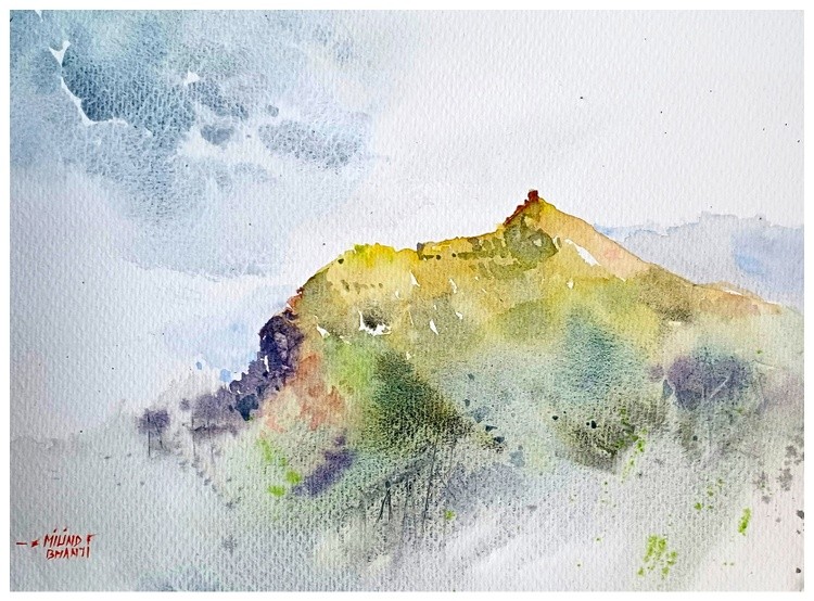 Sahyadri Milind Bhanji Watercolor 9x11 Inch