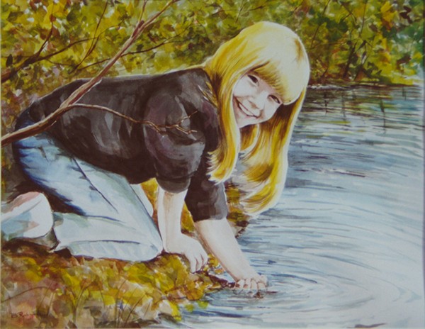 PORTRAIT in watercolors