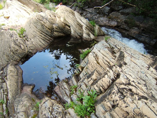 pool in the rock