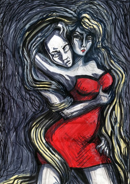 grey woman