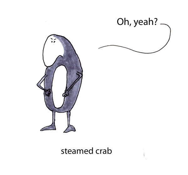 steamed crab