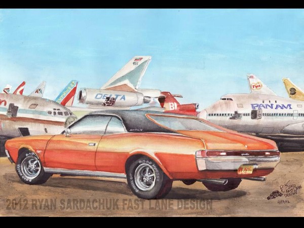 AMC Javelin In Airplane Graveyard