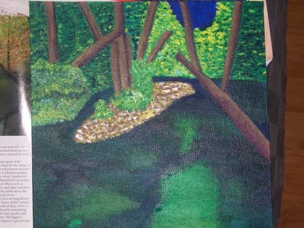 Saluda Cove acrylic on canvas board