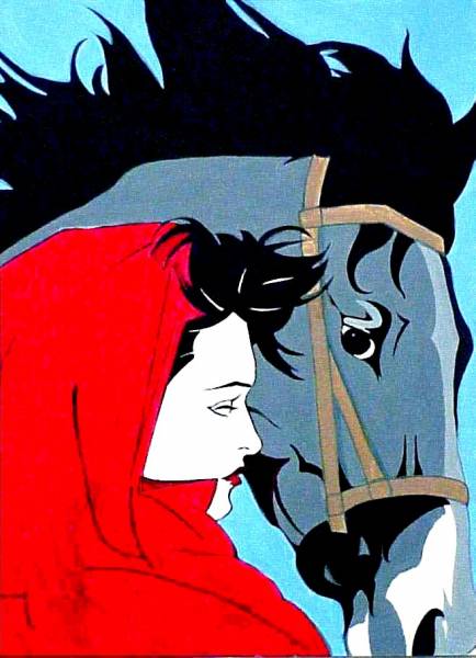 Lady with horse