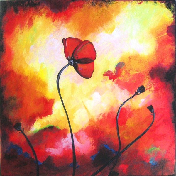 Poppy in Reds