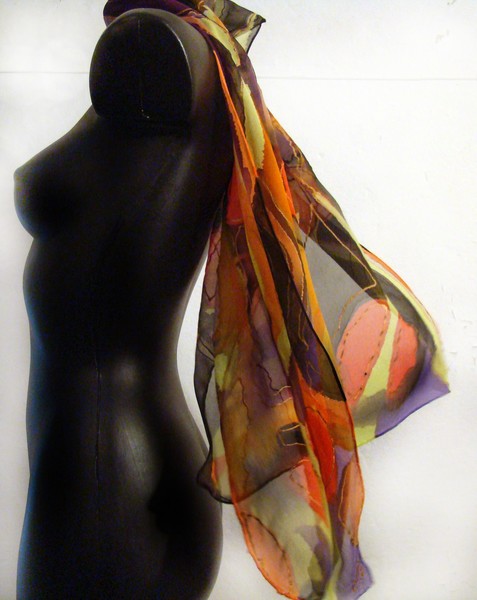 silk chiffon scarf