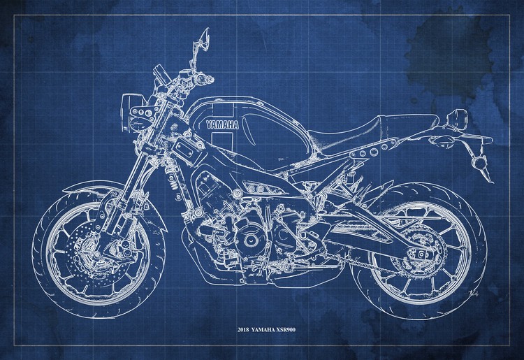 01 - 2018 Yamaha XSR900 - BLUE