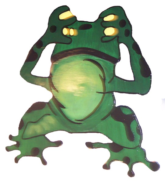 See no evil plant stake
