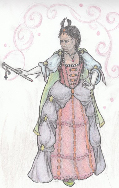 France 17th cent. prestige attire - indian elfmage