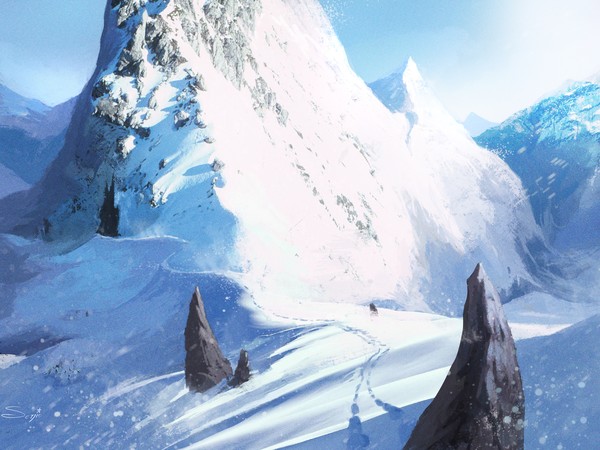 Ice mountains