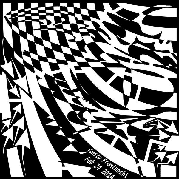 B&W Cat Eye Maze