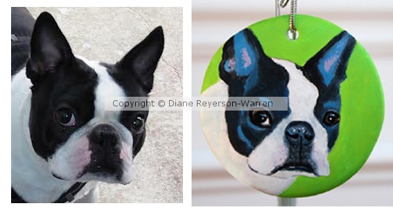 custom pet ornament or magnet